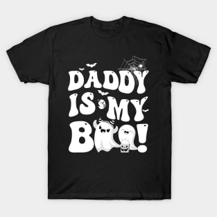 Groovy Mama Is My Boo Halloween For Boys Girls Kids Youth T-Shirt